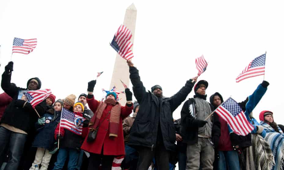 Washington monument obama inauguration January 2009