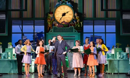 Tom Chambers and the cast of Elf the Musical.