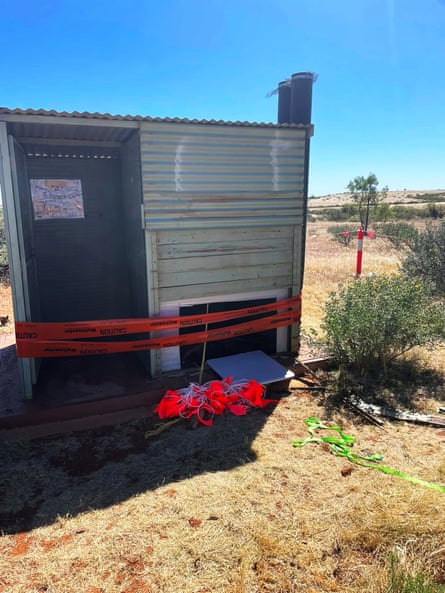 an outback ‘long drop’ toilet