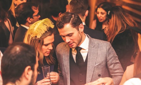 A Gatsby-themed singles event arranged by the dating app company Inner Circle.