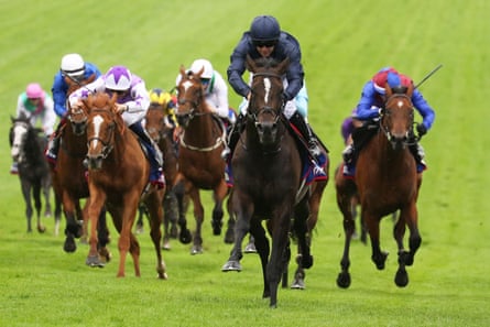 Lambourn wins the Derby ridden by Wayne Lordan