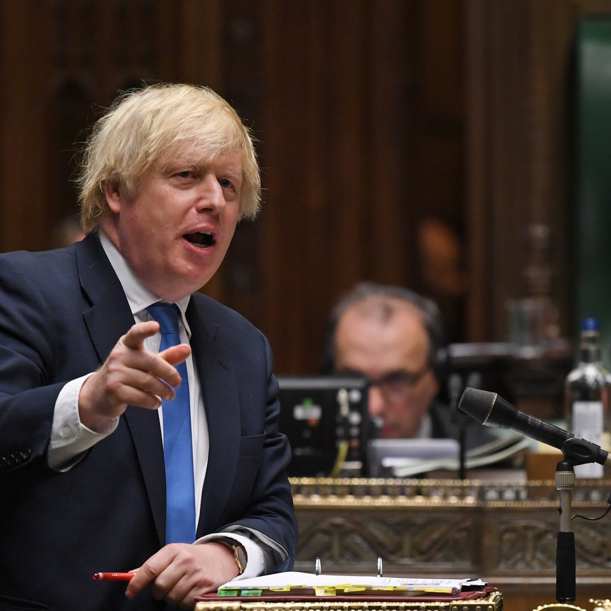 Boris Johnson Repeatedly Yells Schools To Evade Scrutiny In Dismal Pmqs John Crace Politics The Guardian