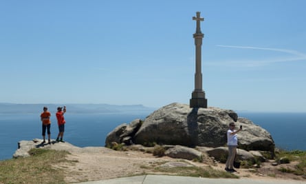 The traditional Galician calvary at Cape Finisterre