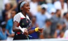 Coco Gauff warms up US Open fans for Serena Williams with victory over Ruse