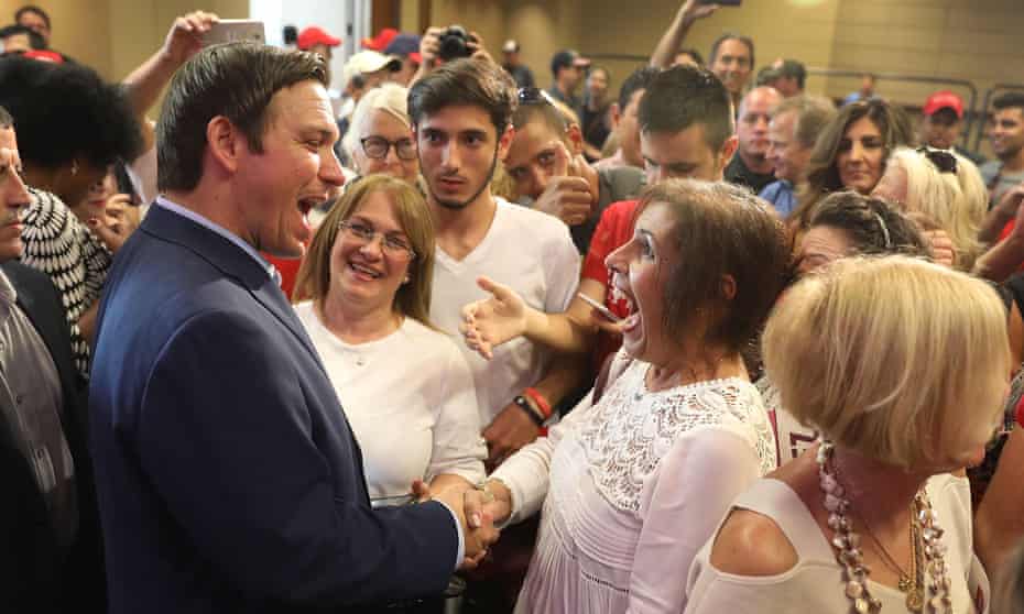 Ron DeSantis in West Palm Beach, Florida: You’ve got to be ready to take a lot of slings and arrows, particularly if you’re trying to advance conservative policy.’