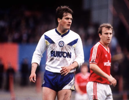 Micky Adams playing for Leeds against Charlton in a playoff replay at St Andrew’s.