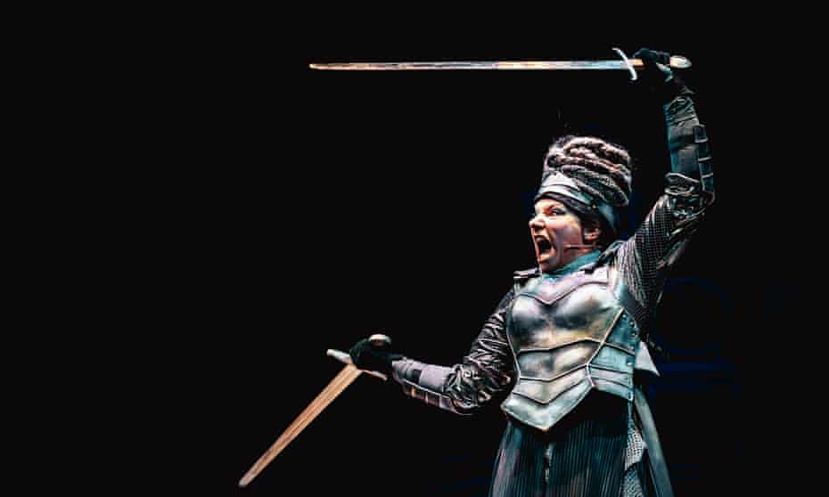 ‘Wayward but not wicked’ … Polly Lister as Warrior Queen in the New Vic theatre’s Beauty and the Beast.