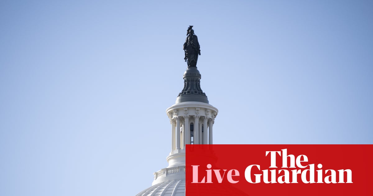 House set to vote on deal to end shutdown amid Democratic splits – US politics live