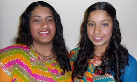 Trisha, left, 19, and Nisha, 17, Lad were murdered with their mother Duksha, 44, by their father Jitendra, 49, in Bradford in 2015.