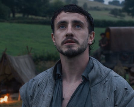 Paul Mescal looking sad as Will in Hamnet