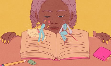 Illustration for Namina Forna article on being a black history fan