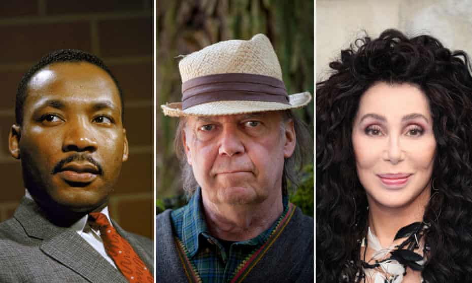 Martin Luther King, Neil Young and Cher, all affected by the Universal warehouse fire.