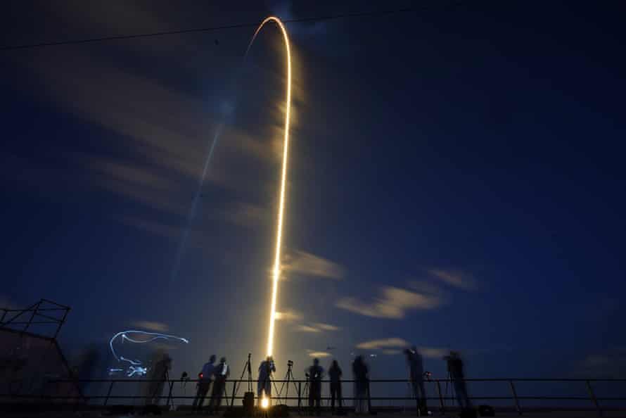 The SpaceX Falcon 9 rocket lifting off on September 15.