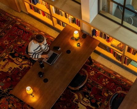 The library inside the San Francisco office of OpenAI