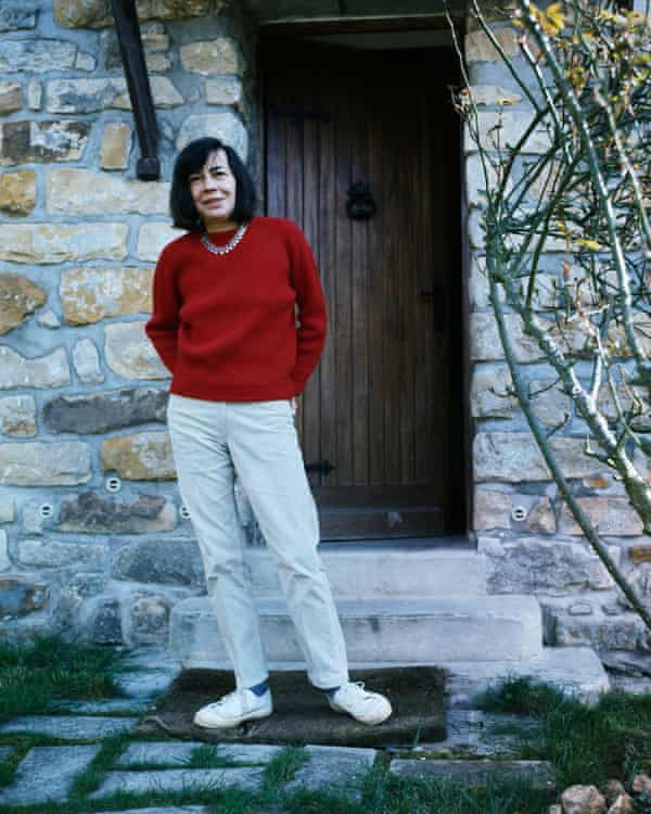 American author Patricia Highsmith at home in 1970.