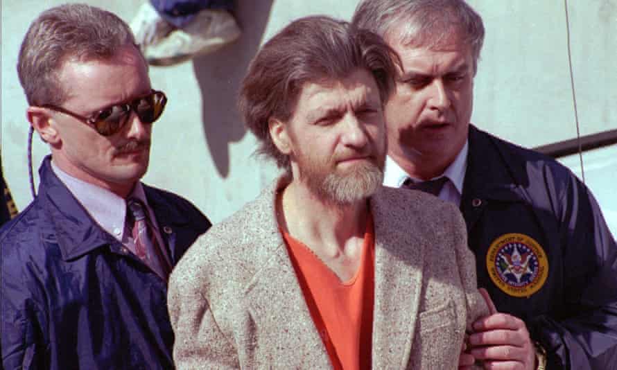 Apple’s Project Unabom investigates the 18-year manhunt for notorious criminal Theodore Kaczynski, centre.