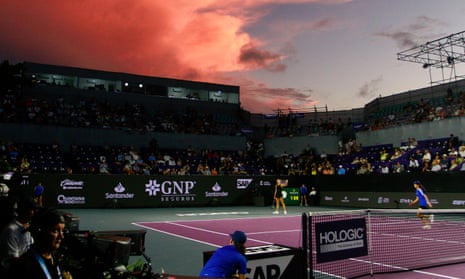 The conditions at last year’s WTA Finals in Cancún were heavily criticised