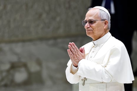 Pope Leo XIV during the weekly general audience in the Paul VI Hall, Vatican City, 20 August 2025.