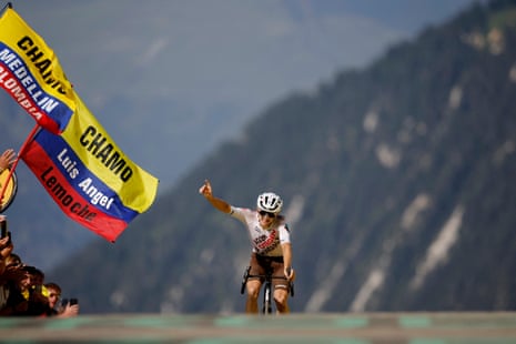 Felix Gall comes over the hill to take the stage.