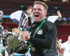 Eddie Howe is Jason Wilcox’s choice if Manchester United replace Michael Carrick