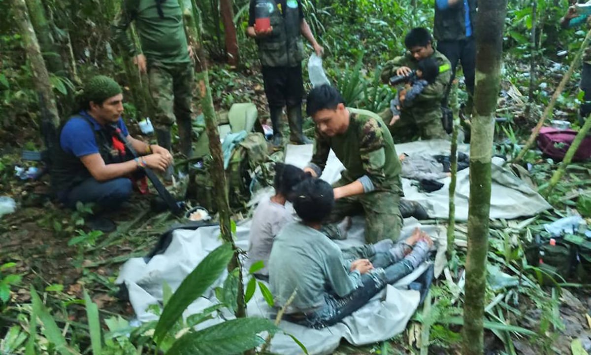 Miracle, miracle': lone children survive 40 days in Amazon jungle | Colombia | The Guardian