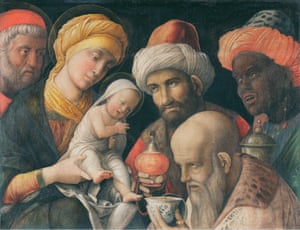The Adoration of the Magi, c. 1500 by Andrea Mantegna.