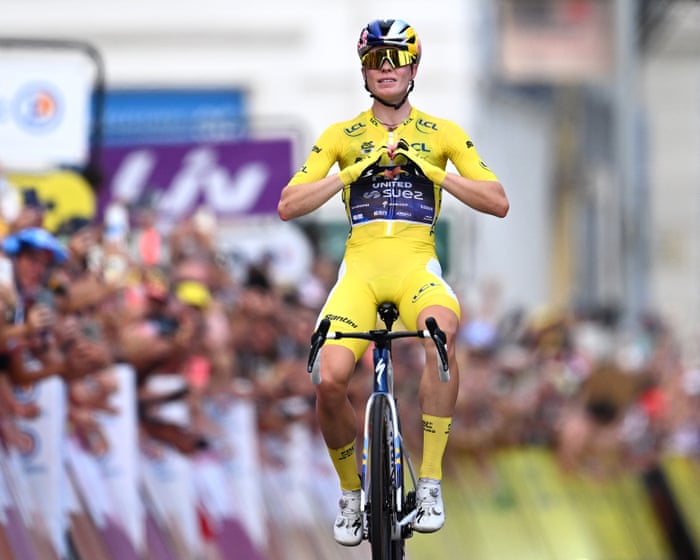 Demi Vollering Wins Tour de France Femmes Amidst Competitive Drama