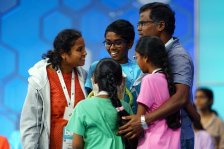 Florida's Bruhat Soma, 12, wins National Spelling Bee in dramatic  tiebreaker | National Spelling Bee | The Guardian