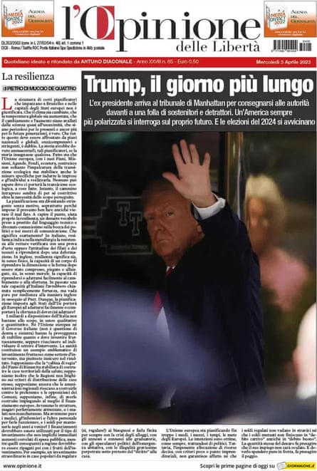l’Opinione paper