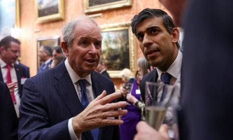 Two men at a drinks event