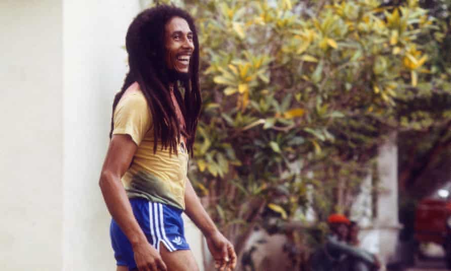 Bob Marley in Kingston in 1980.