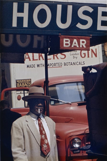 Chromogenic print of Harlem by Saul Leiter, 1960.