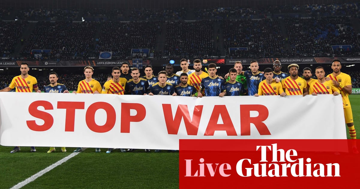 Napoli v Barcelona, Dortmund v Rangers: Europa League – live