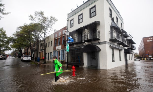 A report on climate change predicted that allowing climate pollution to continue to rise would result in $118bn in damages to coastal property.