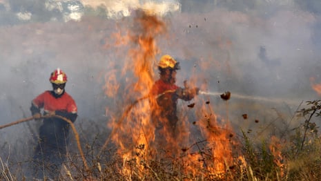 Wildfires tear through forests in Spain's Valencia region – video