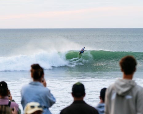 Five-time WSL Champion Carissa Moore of Hawaii surfs \