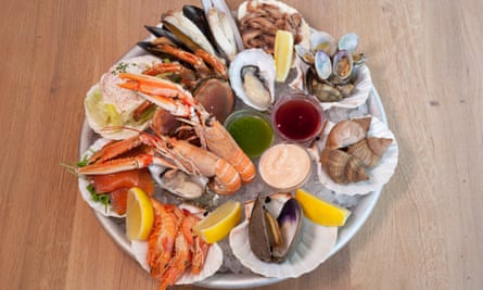 ‘An awful lot for your money’ basic fruits de mer (without the lobster).