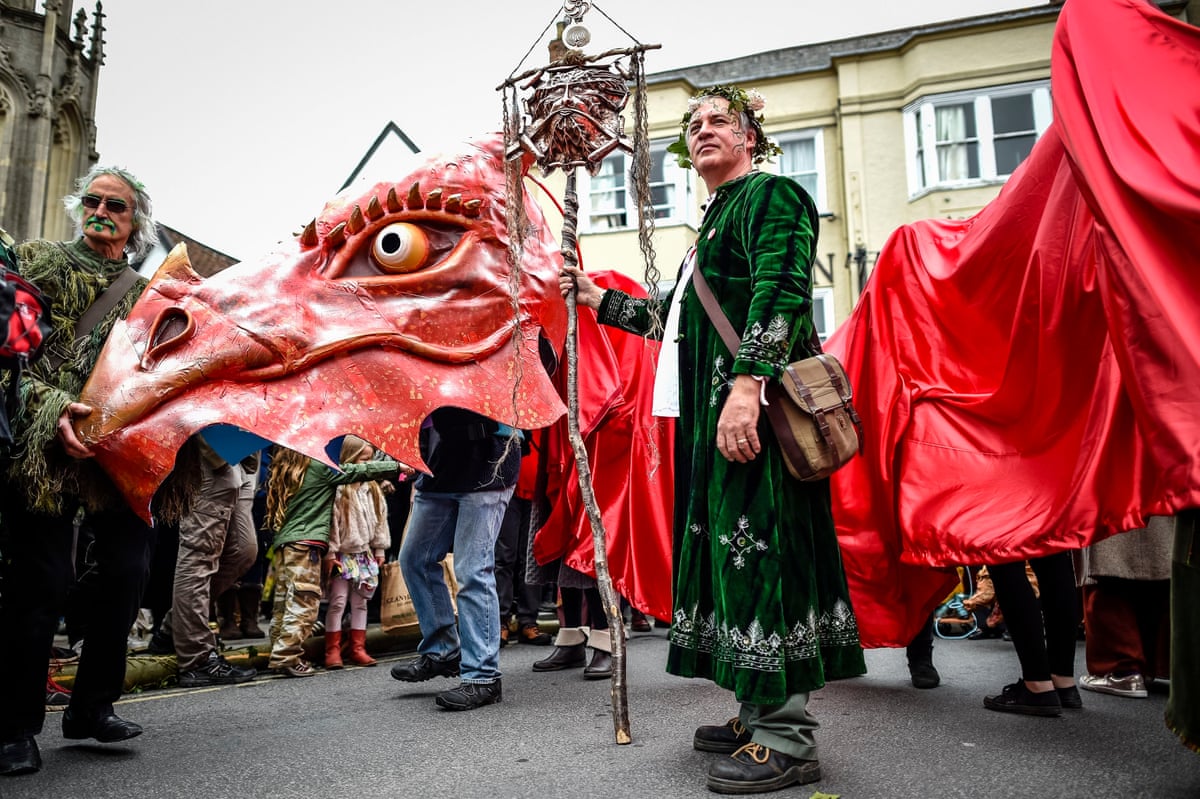 Glastonbury Beltane celebrations in pictures World news The Guardian
