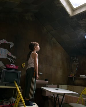 Jacob Tremblay in the 2015 film of Room, directed by Lenny Abrahamson.