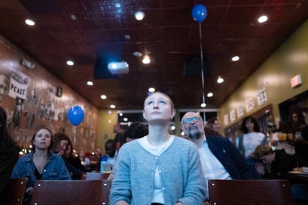 a woman looking up