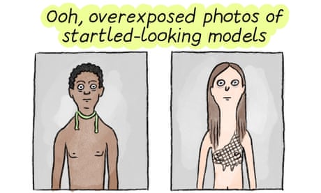 What am I supposed to be looking at? Edith Pritchett on experimental fashion websites – cartoon