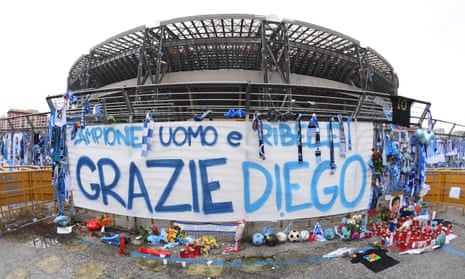 Napoli have renamed the Stadio San Paolo after Diego Maradona.