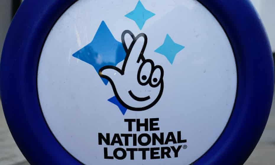 A sign for the national lottery