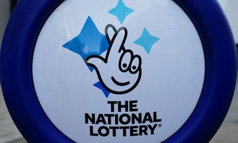 A national lottery sign