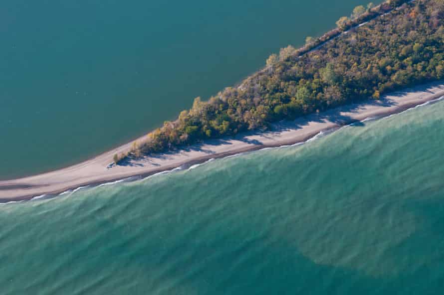 Pelee Island from the sky