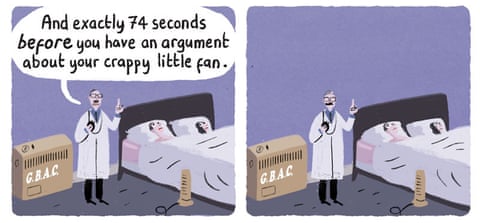 Stephen Collins cartoon on air conditioning, panel 6