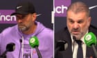 'It doesn't help': Jürgen Klopp and Ange Postecoglou reflect on VAR errors - video