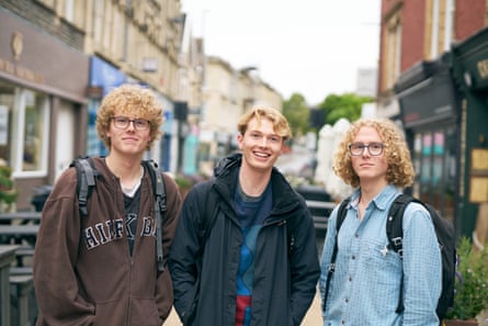 Brothers Max Shail, Kim Shail and Harry Shail felt the Greens understood issues that worry young people.