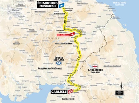 Tour de France 2027 stage one route