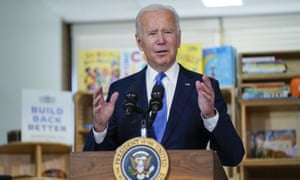 Joe Biden speaks at the Capitol Child Development Center on Friday.